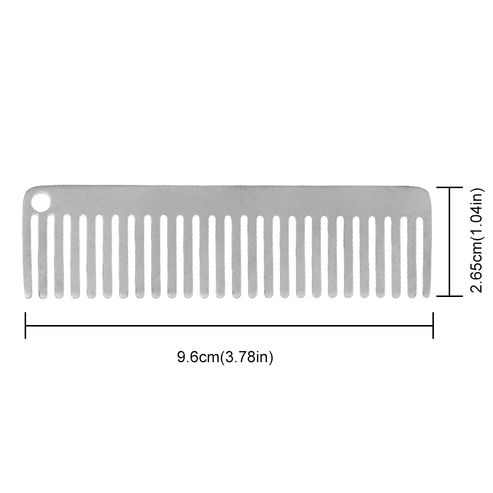 Comb Pocket Titanium - Grzebień tytanowy antystatyczny, grzebień tytanowy do