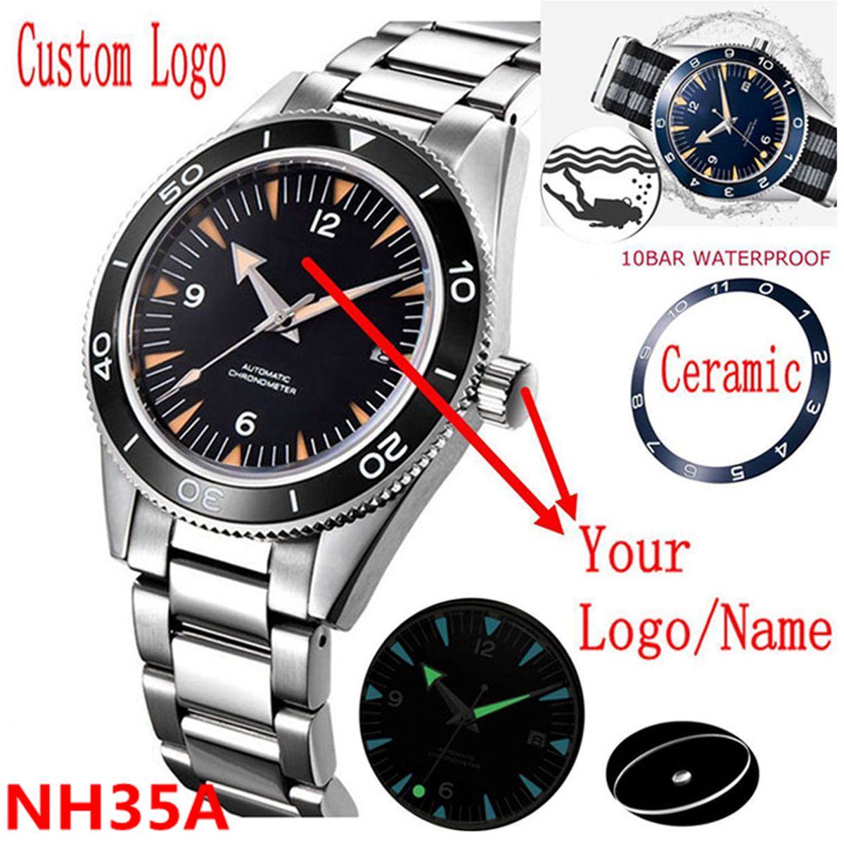 Własne logo NH35 zegarek z mec – Watch Winder Compact recenzja i cena