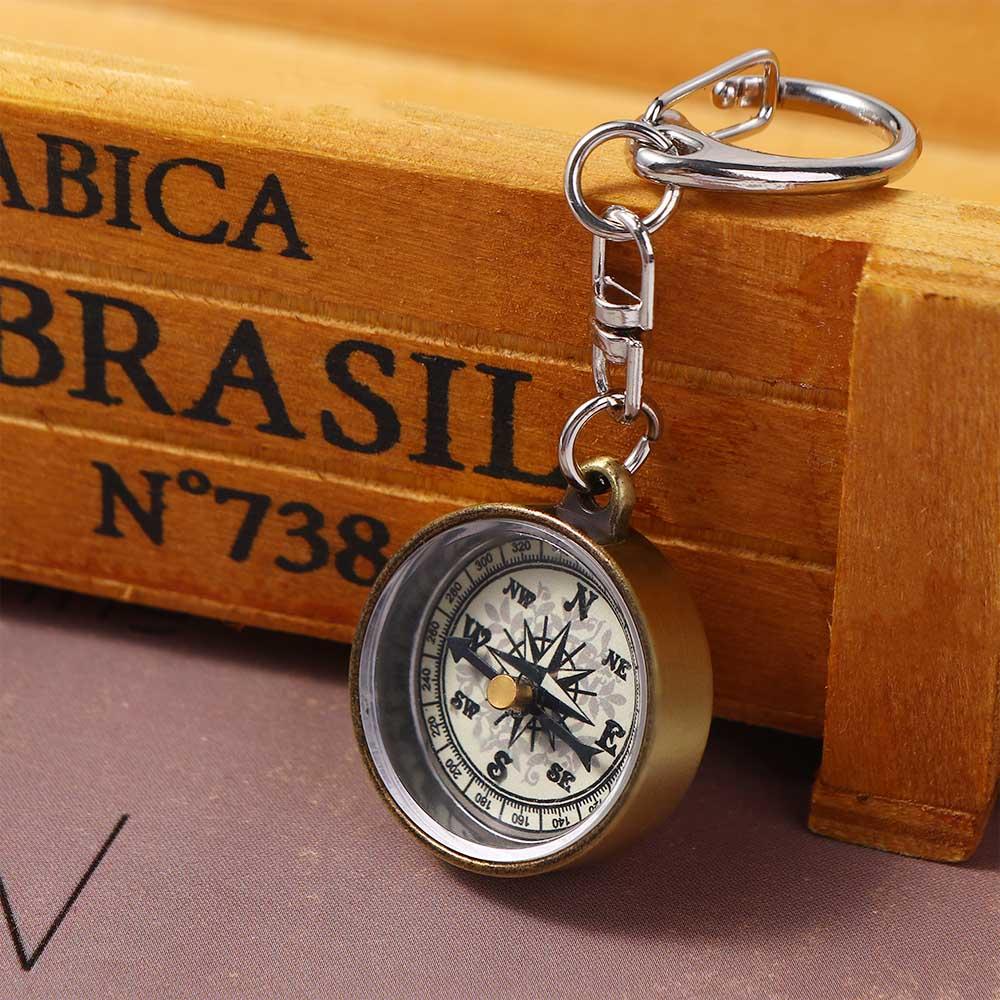 1 SZT. Brelok ze stopu cynku,  – Compass Keychain Mini recenzja i cena